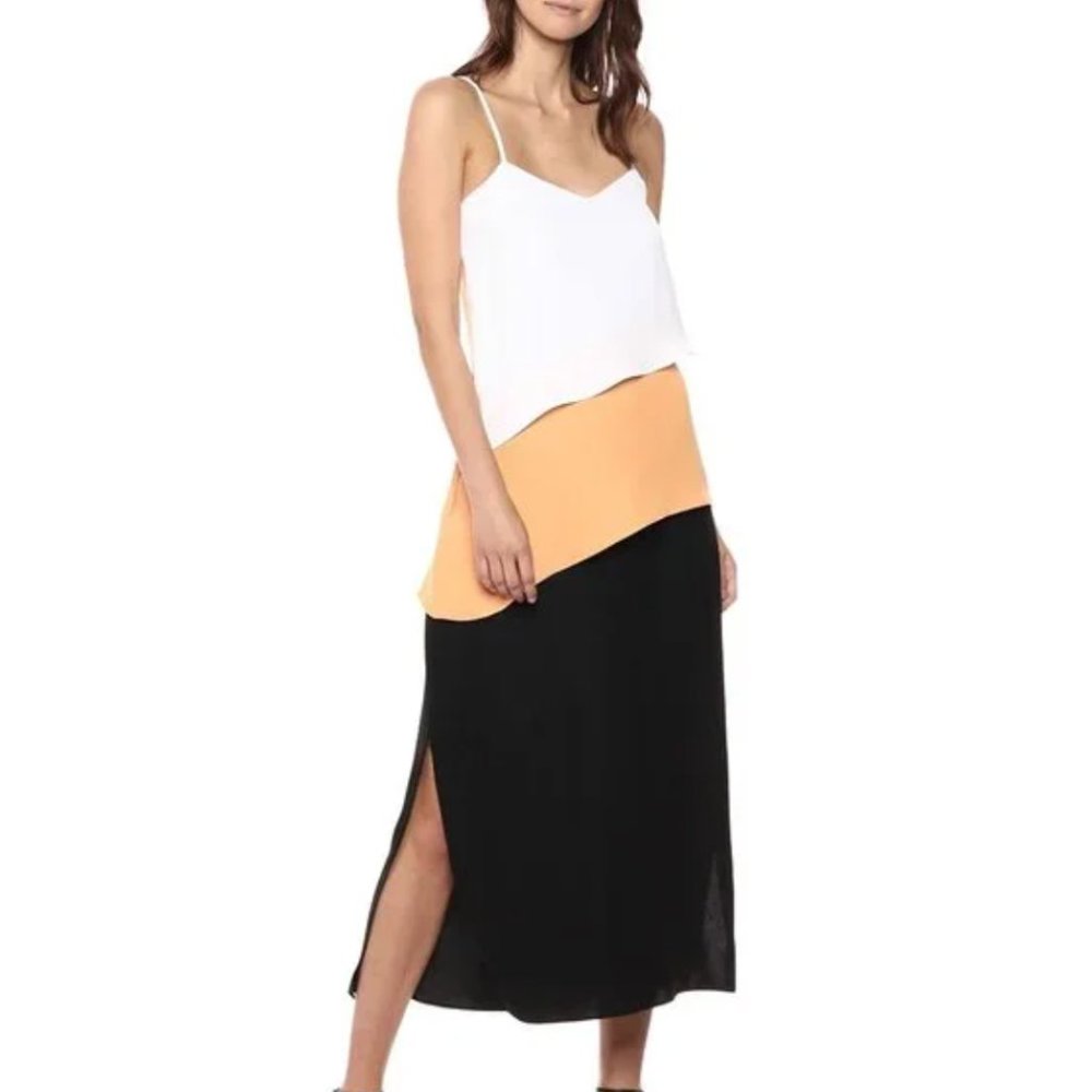 Armani Exchange Tiered Slip Dress